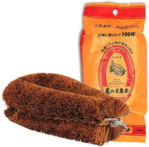 Japanese Kamenoko Tawashi Vegetable Scrub Brush (Medium) by Unknown