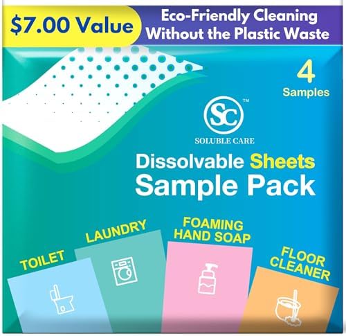 Sample Pack: Concentrated Dissolvable Cleaning Sheets - Image 2