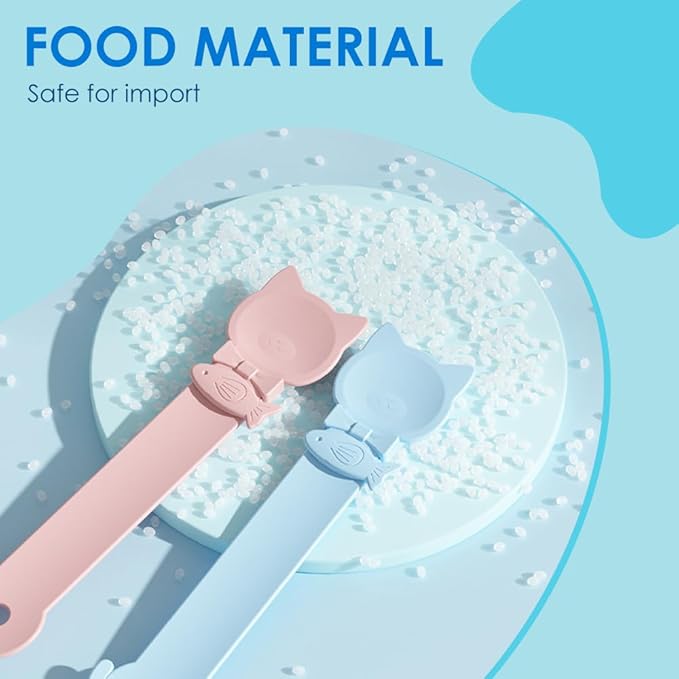 Cat Strip Feeder Spoon, 2025 New Cats Treat Dispenser, Cat Squeeze Treat Spoon for Puree and Bisque Delectables Lickable Wet Dispenser Sliding (3PCS-A)