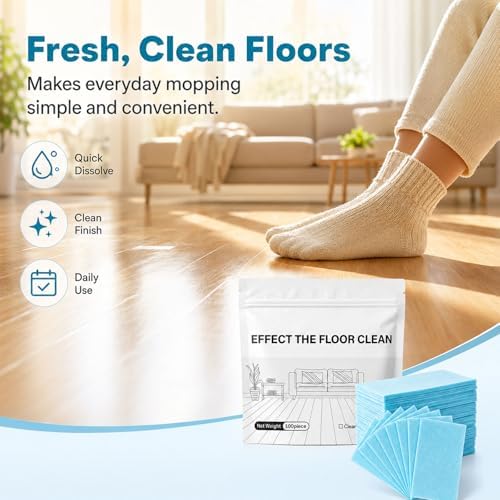 100 Piece Floor Cleaning Tablets, Multi-Surface Cleaner for Mopping, Dissolvable Floor Cleaner Refill for Hardwood Tile Laminate, Household Solution for Daily Home Care (Pink, 100Pcs) - Image 6