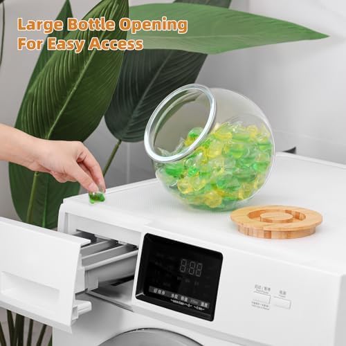 Laundry Pod Container,Dryer Ball Holder Dispenser,Laundry Room Organization - Image 4