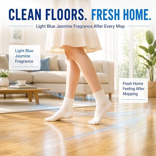 AZHAIBUQI Multi-Surface Floor Cleaner Tablets, Deep Cleaning Floor Cleaning Solution Tablets for Hardwood, Tile, Laminate & Vinyl Floors, Blue Jasmine Scent, 30 Count - Image 6