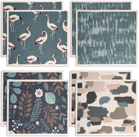 Swedish Dishcloths Nordic Nature Modern Art Kitchen Towels by Ovveroche