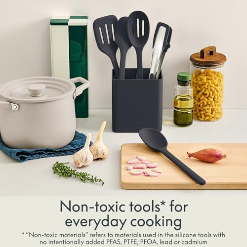 bella 6 Piece Modular Tool Set, Non-Toxic, Heat safe to 425°F, Slate - Image 4