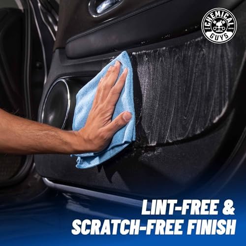 Chemical Guys, Workhorse Professional Microfiber Towels, Blue, 16 in, 6 Pk - Image 6