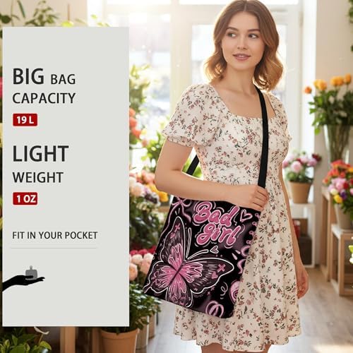 BeeGreen Reusable Grocery Shopping Bag -Travel Tote Bag - Foldable Compact Sturdy Bags - Image 4