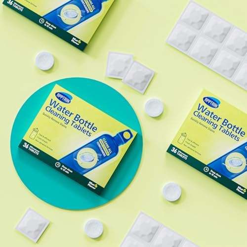 Water Bottle Cleaning Tablets, 36 Pack Bottle Clean Tablet Hydration Bladder Cleansing Tablets for All Plastics and Glass Drinking Containers - Image 5