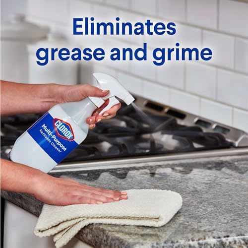 Clorox Multi-Purpose Spray Refill, Household Essentials, 3x1.125fo Concentrated Refills - Image 5