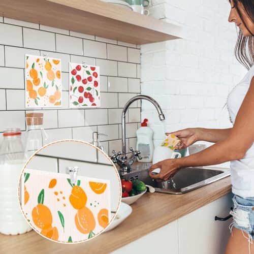 6 Pack Fruit Swedish Dishcloths for Kitchen,Swedish Rags Dish Towels - Image 5