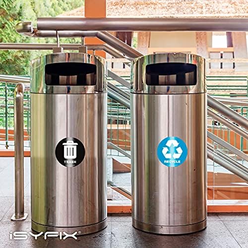 iSYFIX Recycle Sticker for Trash Can, 6 Pack, 5 inch - Image 4