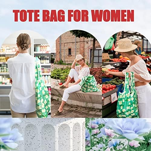 RUIPBOTE12 Pack Reusable Grocery Bag, Foldable Shopping Bag, Large Capacity Gift Tote Bag, Storage Bag for Groceries - Image 7