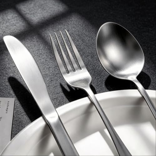 Travel Utensils with Case Stainless Steel Knife Fork Spoon Set - Image 3