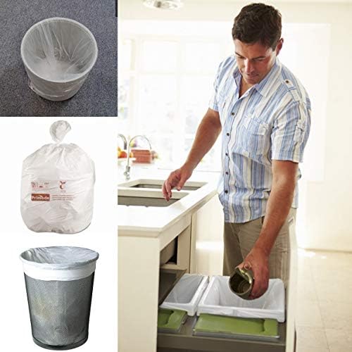 Compostable Bags, 2.6 Gallon Food Scraps Yard Waste Bags, 100 Count, Extra Thick 0.71 Mil. ASTMD6400 Compost Bags Small Kitchen Trash Bags, Certified By BPI And TÜV AUSTRIA - Image 3
