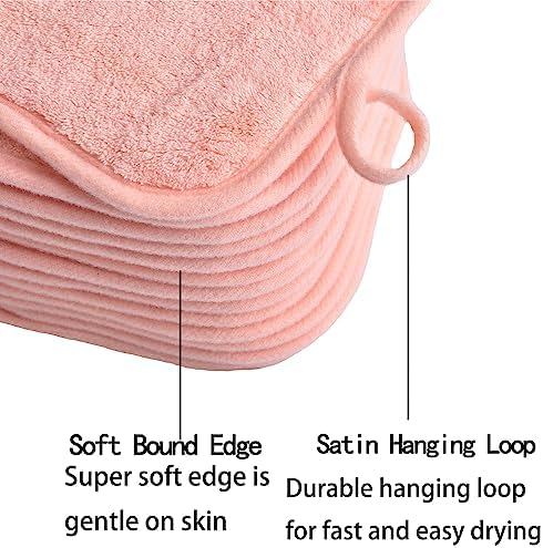 Makeup Remover Cloths Face Pads Reusable Microfiber Facial Cleansing Cloths - Image 4