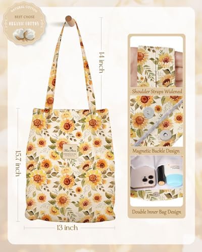 Miss Adola 2 Pack Corduroy Tote Bag with Pouch for Women - Image 3