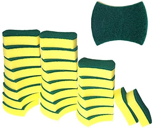Kitchen Cleaning Sponge,Eco Non-scratch for Dish,Scrub Sponge(Pack of 24) by Treenewbid+Official+Direct