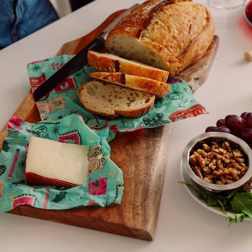 Bee's Wrap Beeswax Bread Wrap - Season's Greetings - Image 6