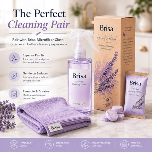 Lavender Cleaning Kit – Refillable Spray Bottle with 4 Multi-Purpose Cleaning Tablets for Kitchen, Bathroom & Everyday Home Care - Image 6
