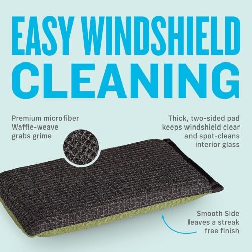 E-Cloth Car Windshield Haze Eraser Sponge, Anti Fog Sponge - 2 Pack - Image 2