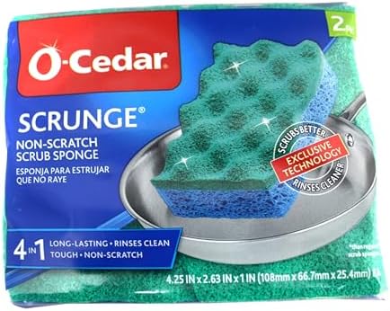 O-Cedar Multi-Use Scrunge Scrub Sponge (Pack - 18) by O-Cedar