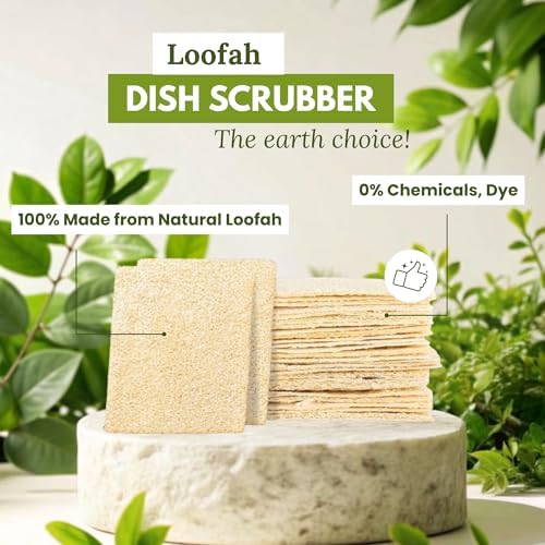 Natural Loofah Dish Sponge Multipurpose 100% Biodegradable - Image 6