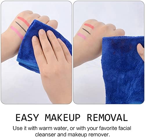 SINLAND Microfiber Facial Cloths Fast Drying Washcloth 12inch x 12inch (6pack, Blue) - Image 3