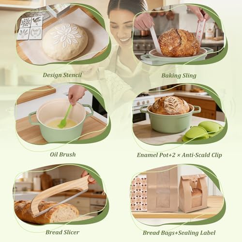 Upgraded All-Inclusive Sourdough Starter Kit Bread Baking Kit For Beginners - Image 4