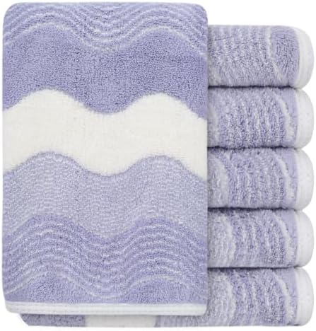 SINLAND Absorbent Coral Velvet Washcloth Ultra Soft Microfiber Face Towels 12 x 12 inch Multi-Purpose Face Cloths for Household and Sport by SINLAND