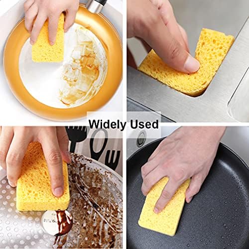 METUUTER Kitchen Sponges 12 Pack Natural Cellulose for Non Scratch Cleaning - Image 6
