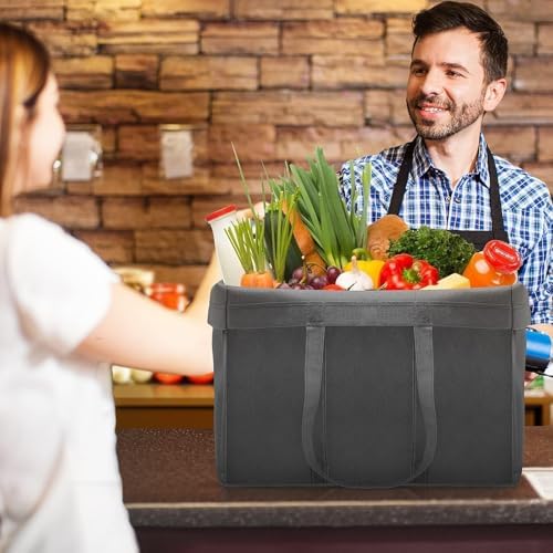 Reusable Grocery Shopping Bags 10 Pack Large Foldable Tote Bags Bulk - Image 3