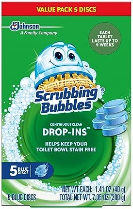Scrubbing Bubbles Continuous Clean Toilet Tank Drop-Ins, 5 Count by ScrubbingBubbles