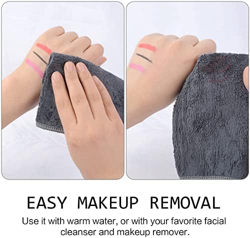 Microfiber Facial Cloths Fast Drying Washcloth 12inch x 12inch Grey 20 pack - Image 2