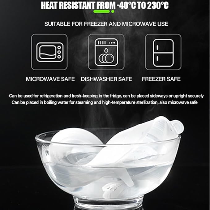 Reusable Silicone Stretch-Lid Set – 6 Sizes (2.4″-7.1″), Crystal-Clear, BPA-Free, Airtight Food-Saver Covers for Bowls, Cans, Half Fruit & Veg | Microwave, Freezer & Dishwasher Safe – 65 g Pack