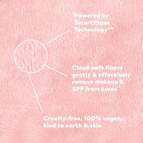 The Original MakeUp Eraser 7-Day Set, Erase All Makeup with Just Water, Including Waterproof Mascara, Eyeliner, Foundation, Lipstick, Sunscreen, and More! Cheeky Neutrals, 7ct. - Image 4