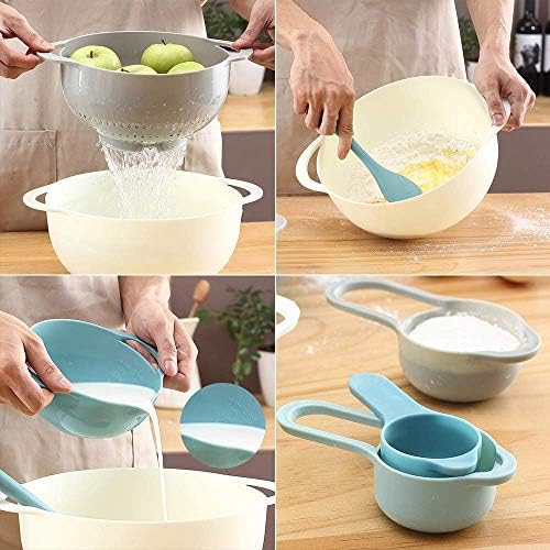 Plastic Mixing Bowls, Multicolored, Set of 8, Rv Camping Accessories - Image 6