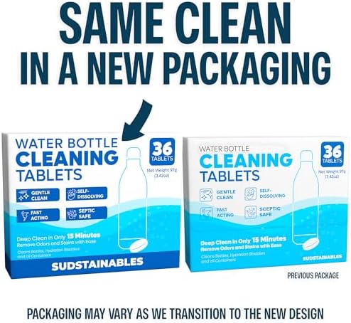 Sudstainables Water Bottle Cleaner Tablets, 36 Count - Image 7