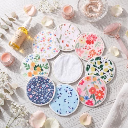 Fanfanwin 24 Pcs Reusable Makeup Remover Pads 4" Microfiber Makeup Cloths - Image 6