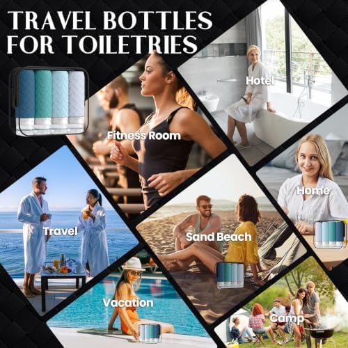 Silevoler Travel Bottles for Toiletries, TSA-Approved Travel Size Container - Image 7