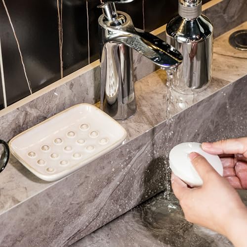 Miamolo Soap Dish for Shower, Soap Holder Floating Point - Saves Soap Loss - Image 7