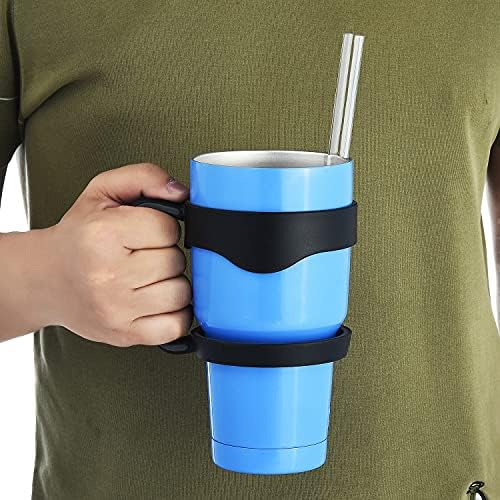 ALINK Reusable Clear Smoothie Straws, 10 in x 10 mm Jumbo Tritan Hard Plastic Drinking Straws, Individually Wrapped, Pack of 6 with Cleaning Brush and Carrying Case - Image 5
