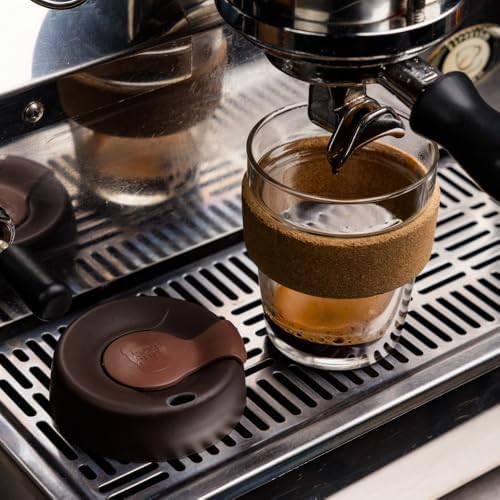 KeepCup Brew Cork, Reusable Glass Tumbler with Natural Cork, Tall Coffee Cup 12oz / 340ml - Press - Image 4