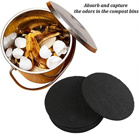 Resinta Compost Bin Filters - 12 Pack Refill Set, Round and Square - Image 7