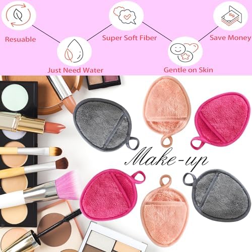 Reusable Makeup Remover Pads Washable Facial Makeup Cleansing Cloths - Image 6