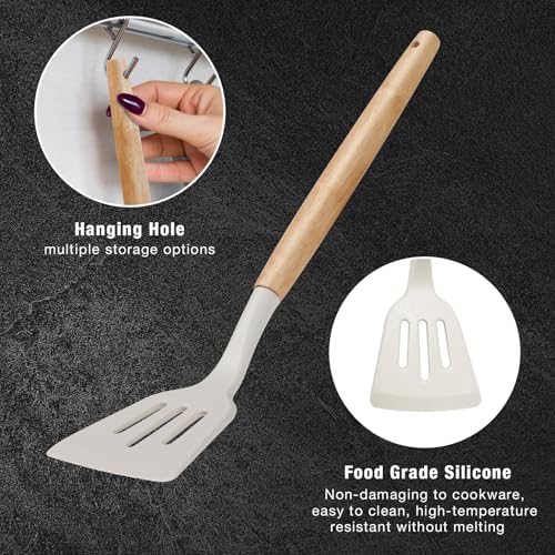 19PCS White Kitchen Cooking Utensils Set Kitchen Tools Set - Image 4
