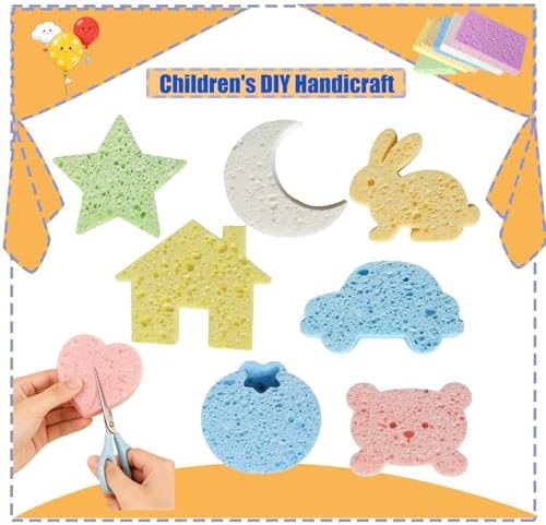 12 Pack Cellulose Kitchen Sponge,Non-Scratch Natural Clean Sponge - Image 6