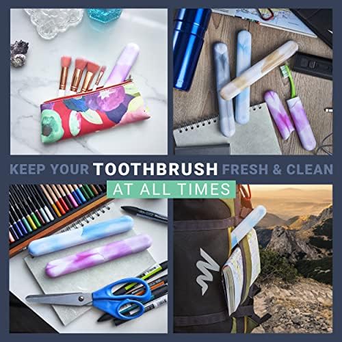 Travel Toothbrush Case, Plastic Tooth brush Holder Travel Covers - Image 4