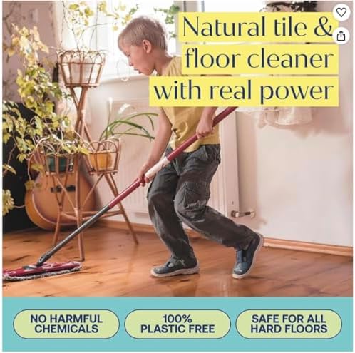 Fab Tab Floor Cleaner Tablets - Streak-Free Mop Solution for Tile, 40 Count - Image 2