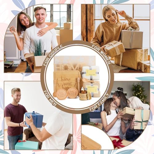 House Warming Gifts New Home,Housewarming Gift,New Home Gifts Ideas,Realtors Closing Gift for House Buyers,Home Sweet Home Bamboo Serving Board for Couple Women Men - Image 5