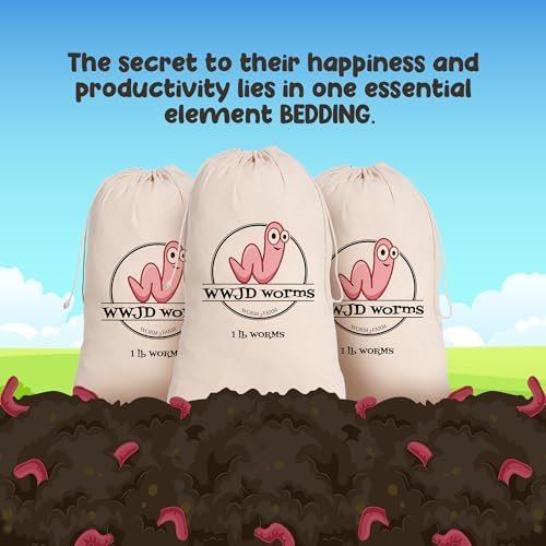 Red Wigglers Composting Worms, 2lb Red Worms for Composting for Gardens - Image 2