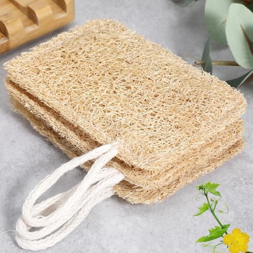 3 Pcs Loofah for Dishes,Eco Friendly Compostable Loofah Sponge - Image 7
